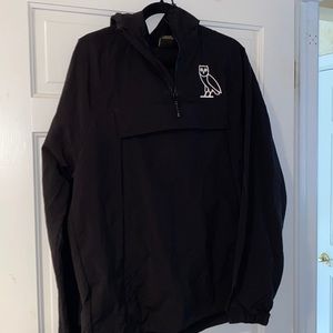 NWOT OVO Windbreaker Rain Jacket Pullover with Hood size Large